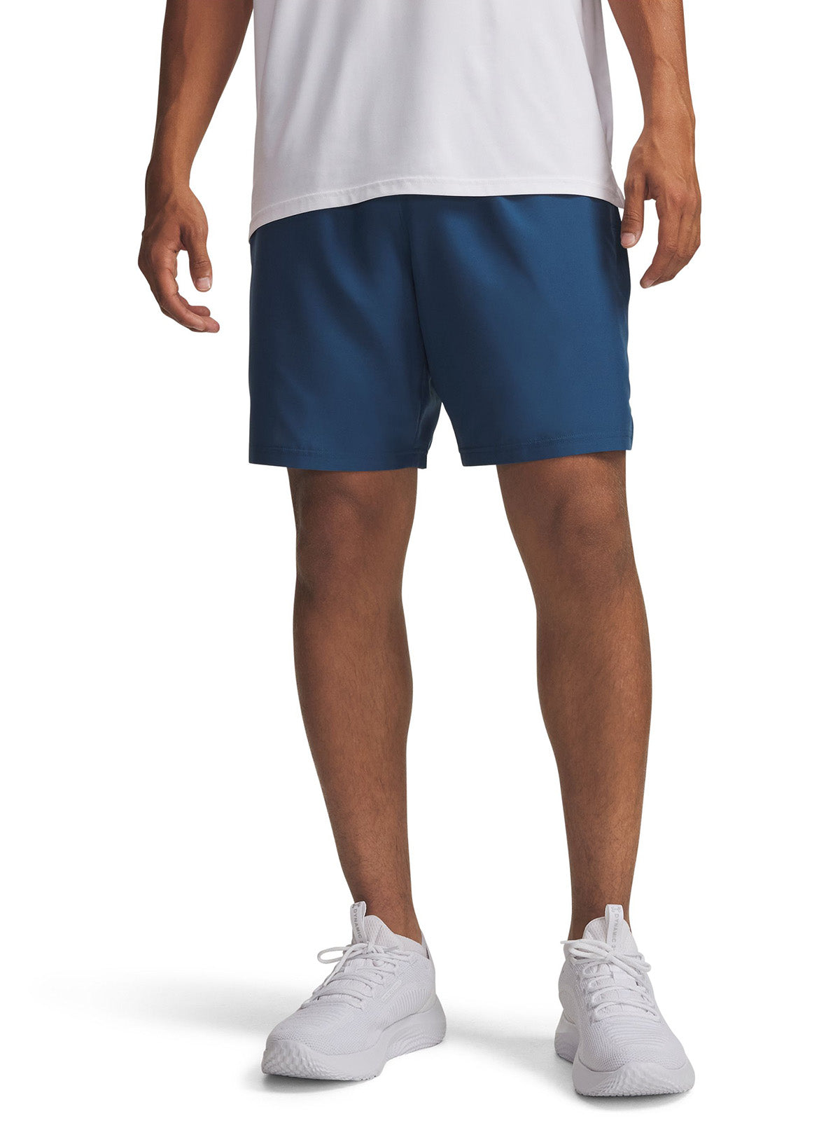 UA Tech Woven Wordmark Short azul para hombre