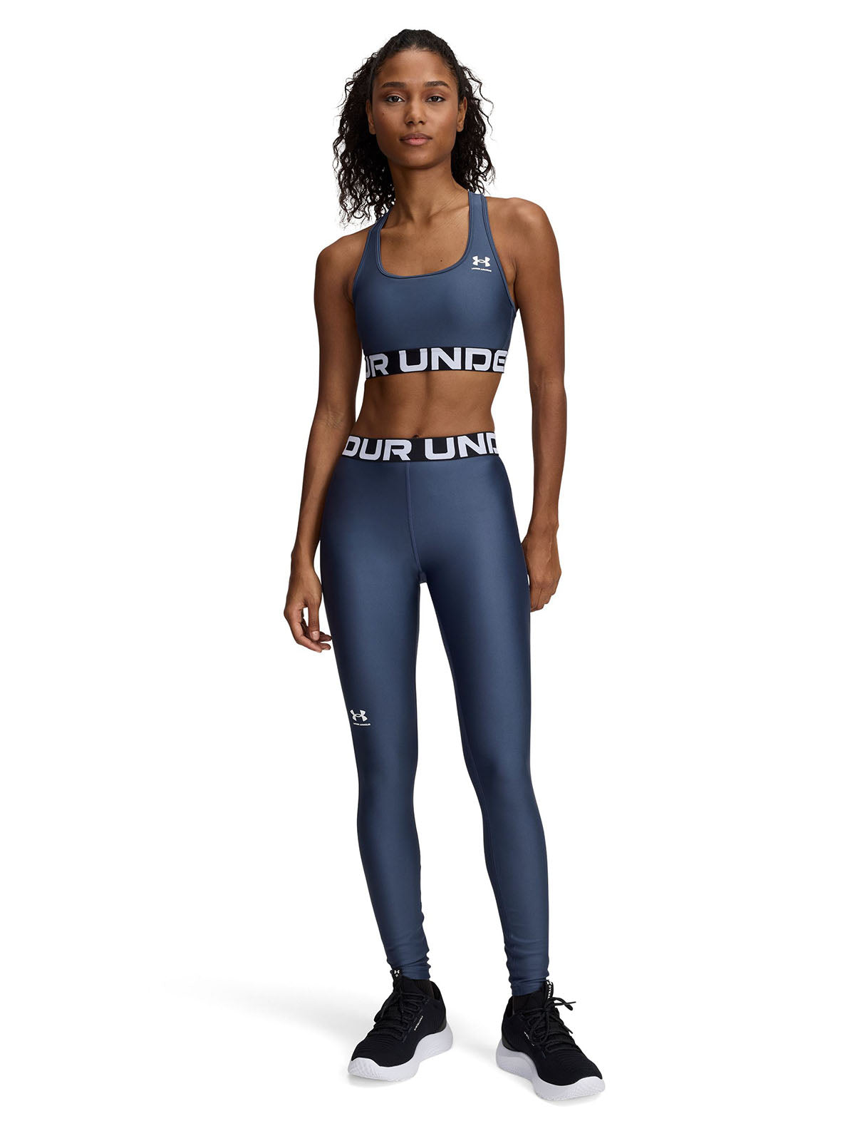 Calzas Heatgear gris para mujer Under Armour