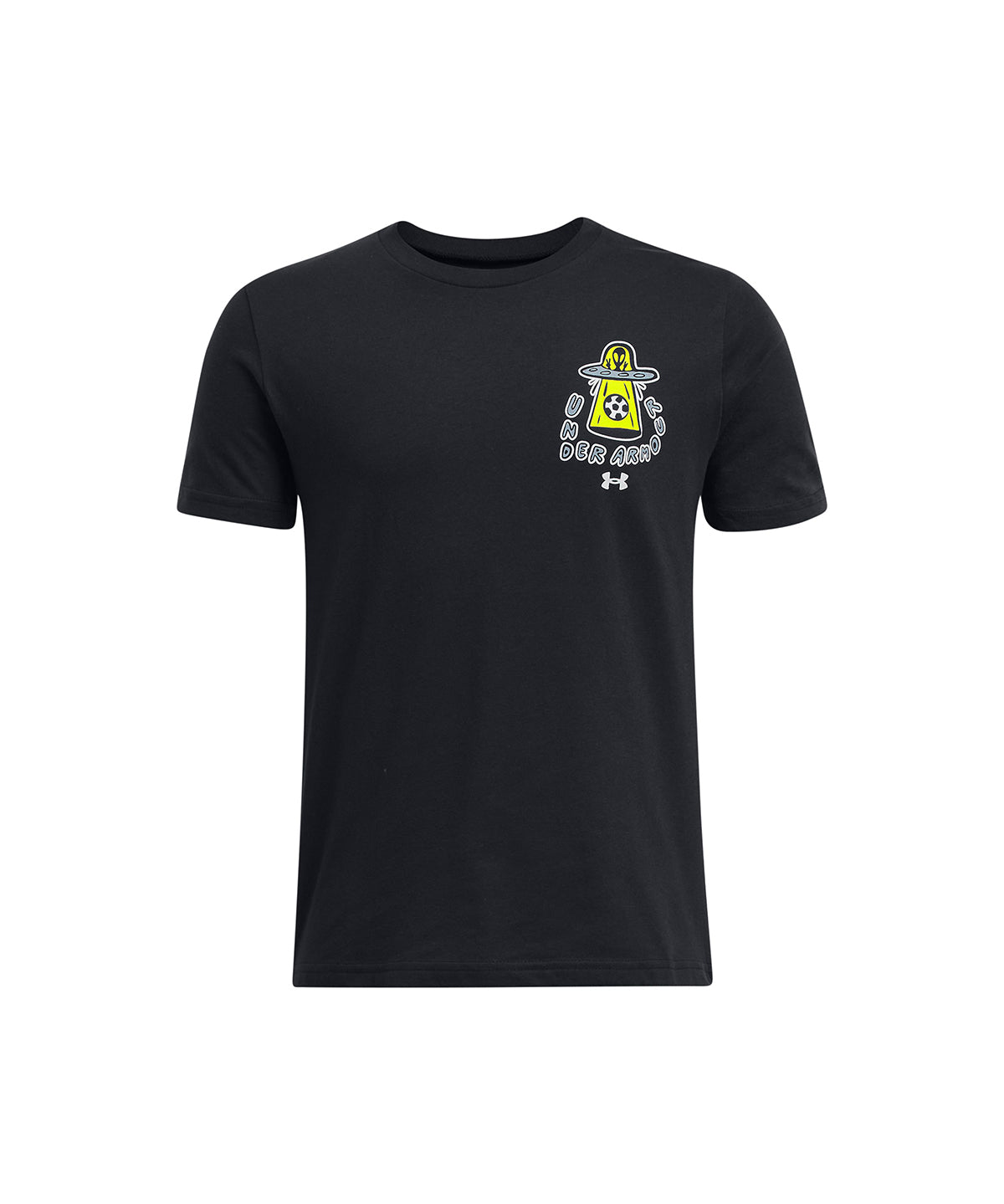 Polera manga corta de fútbol UA Out Of This World para niño