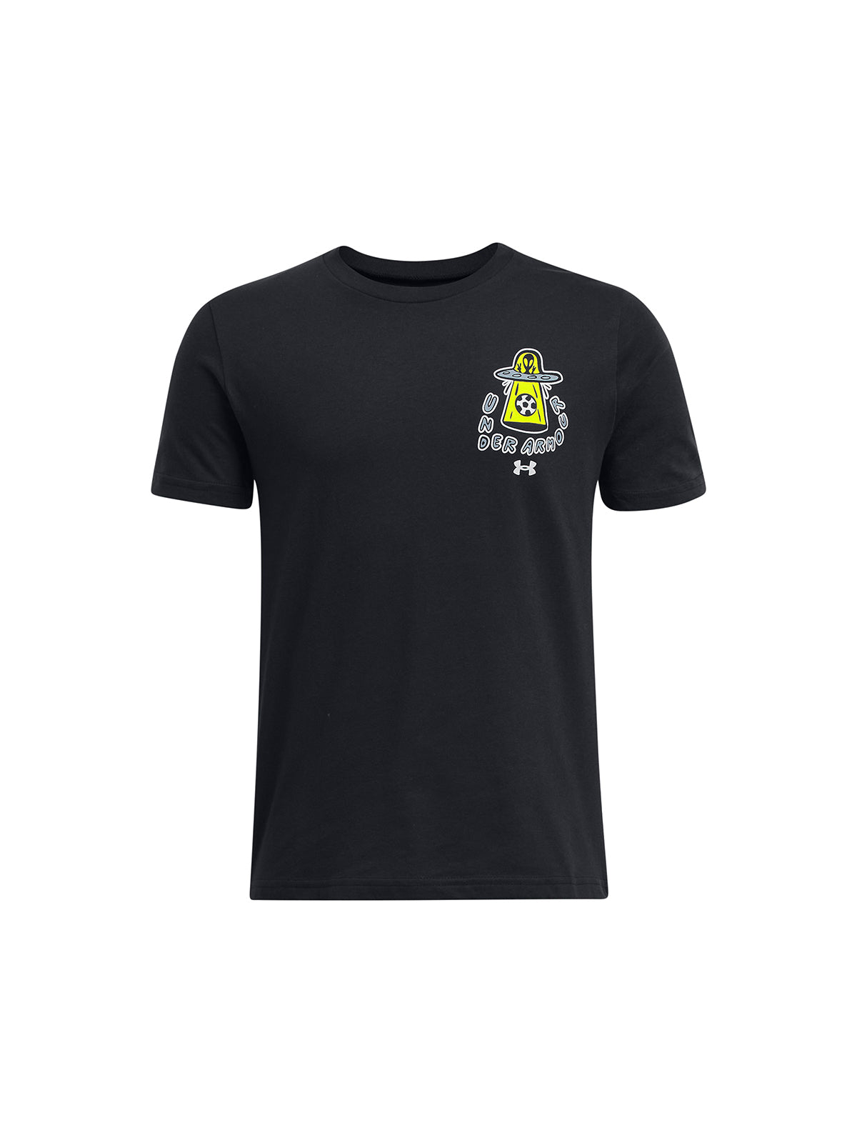 Polera manga corta de fútbol UA Out Of This World para niño