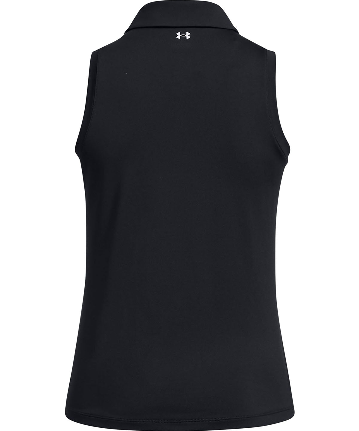 Polera sin mangas UA Playoff negro para mujer