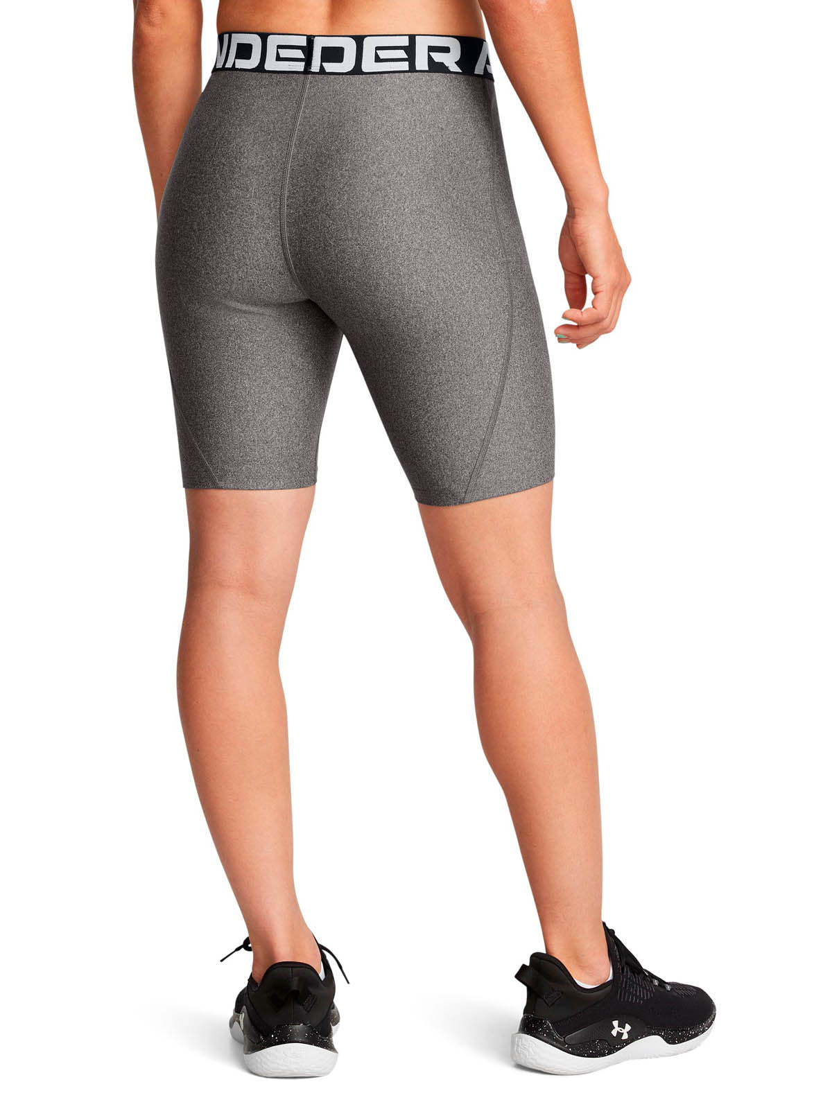 Calzas de entrenamiento para mujer HeatGear 8" gris Under Armour