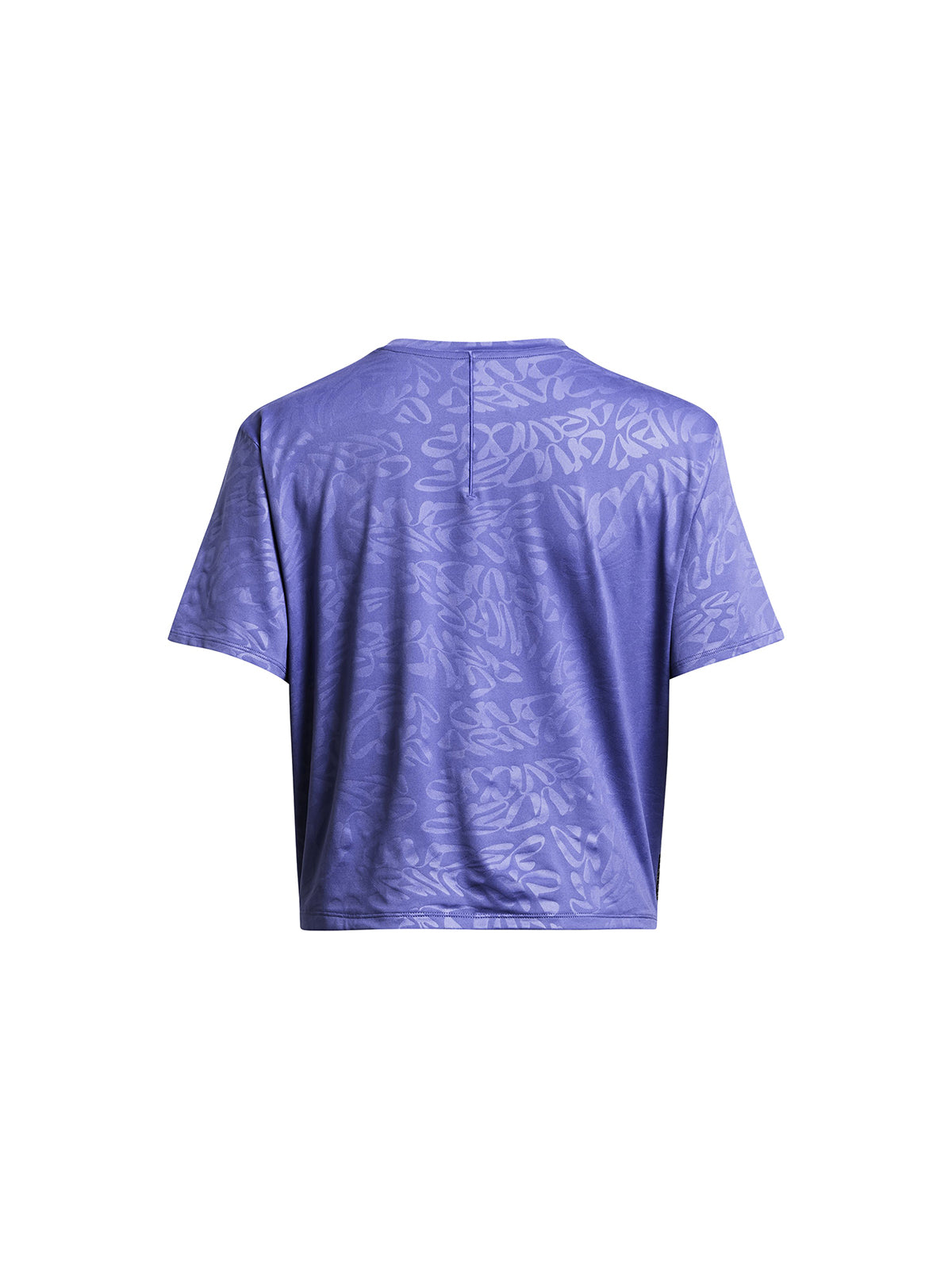 Polera Croptop UA Vanish Energy Emboss para mujer
