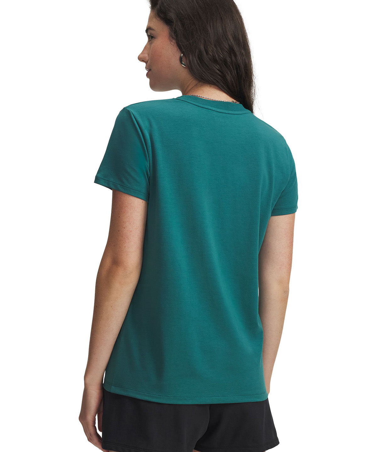 UA Rival Core SS Polera Manga Corta verde para mujer