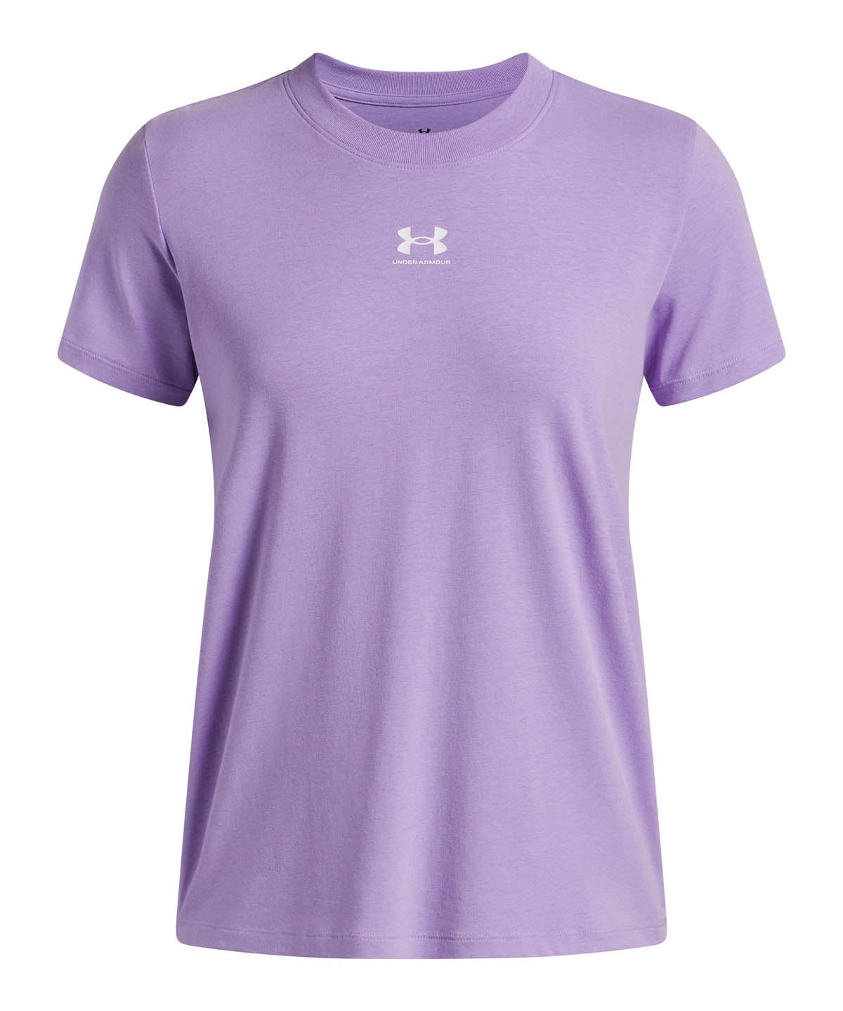 Polera manga corta Lifestyle para mujer Rival Core morado Under Armour