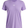 Polera manga corta Lifestyle para mujer Rival Core morado Under Armour