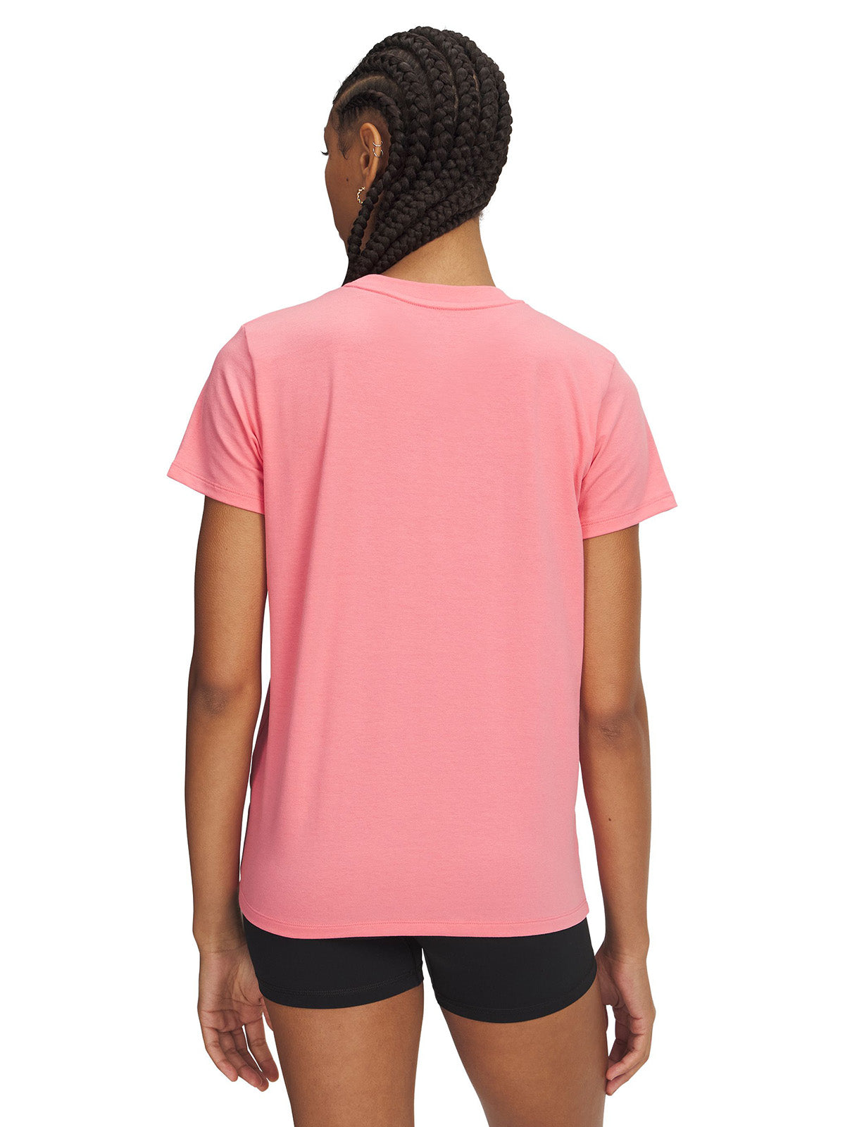 UA Rival Core SS Polera Manga corta rosado para mujer