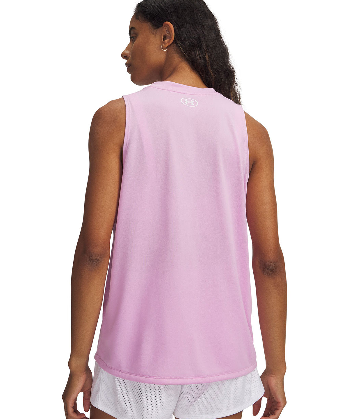 UA Tech Tank Solid Polera Sin Mangas rosado para mujer