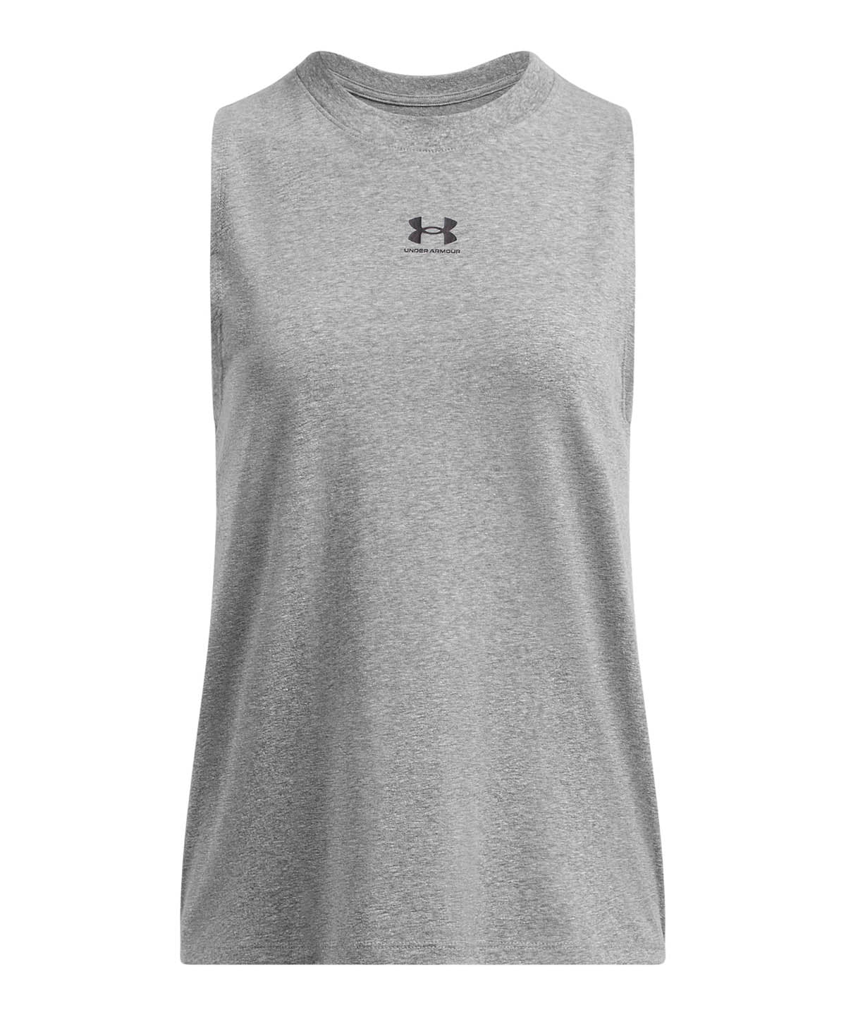 Polera sin mangas Lifestyle para mujer Rival Muscle gris Under Armour