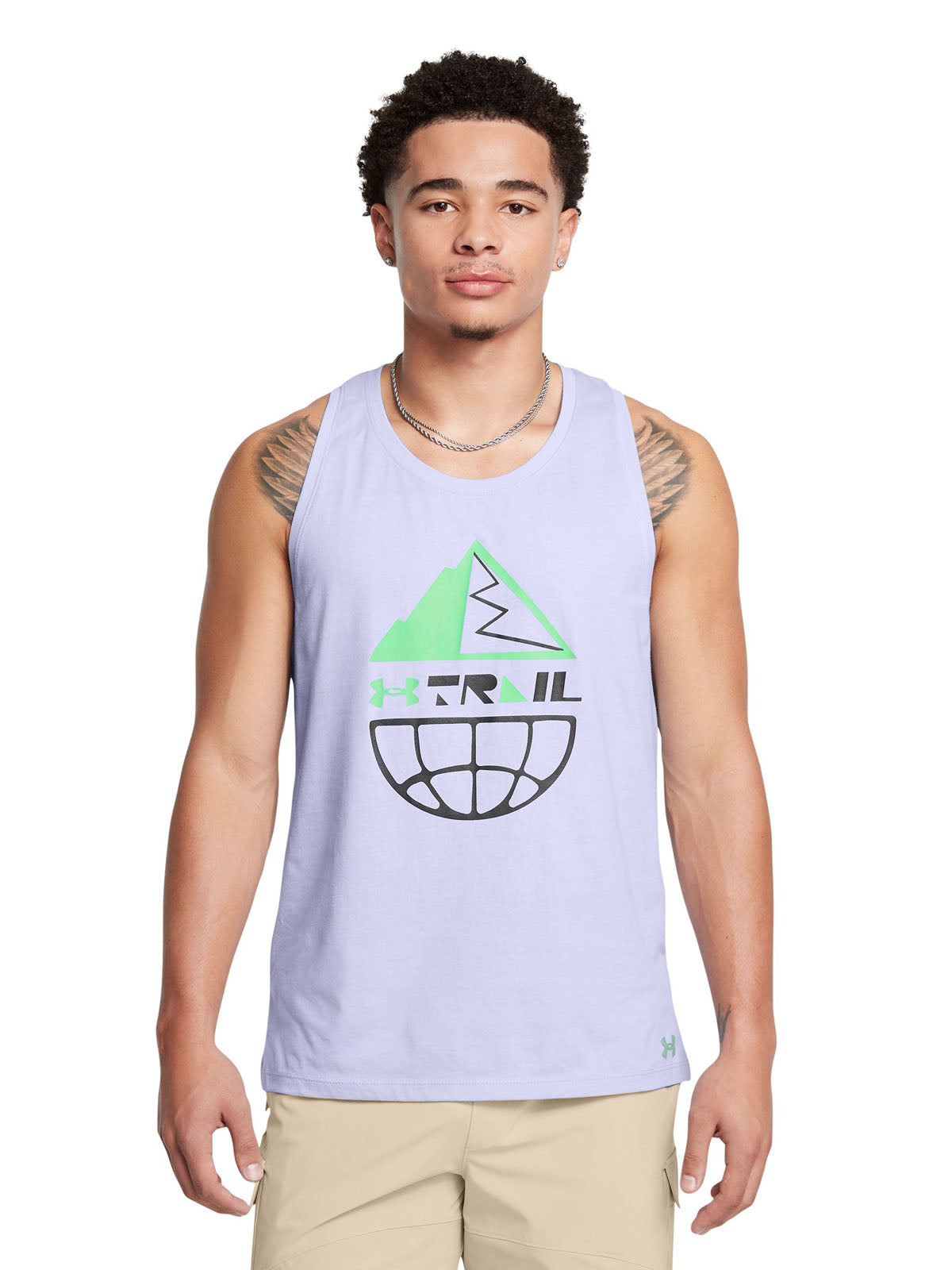 Polera sin mangas UA Launch Trail para hombre