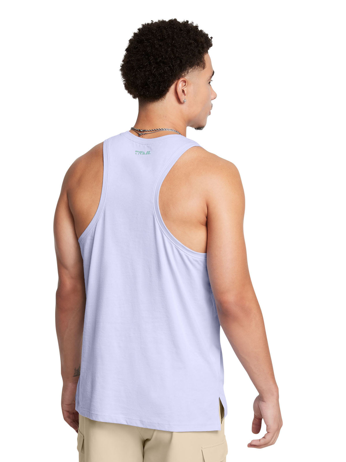 Polera sin mangas UA Launch Trail para hombre