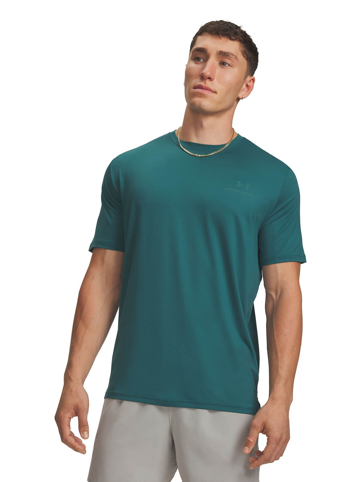 UA Vanish Energy Polera manga corta verde para hombre