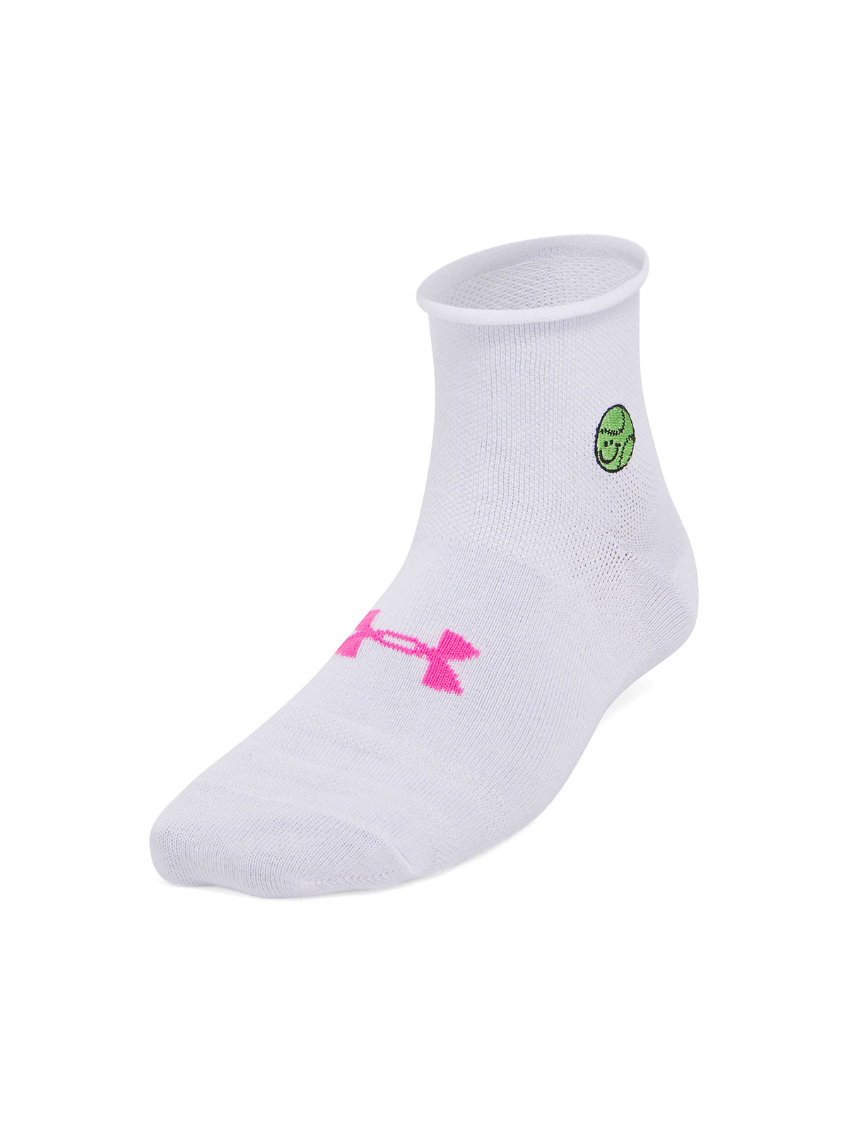 Calcetín mujer Under Armour essential low pack de 3 blanco