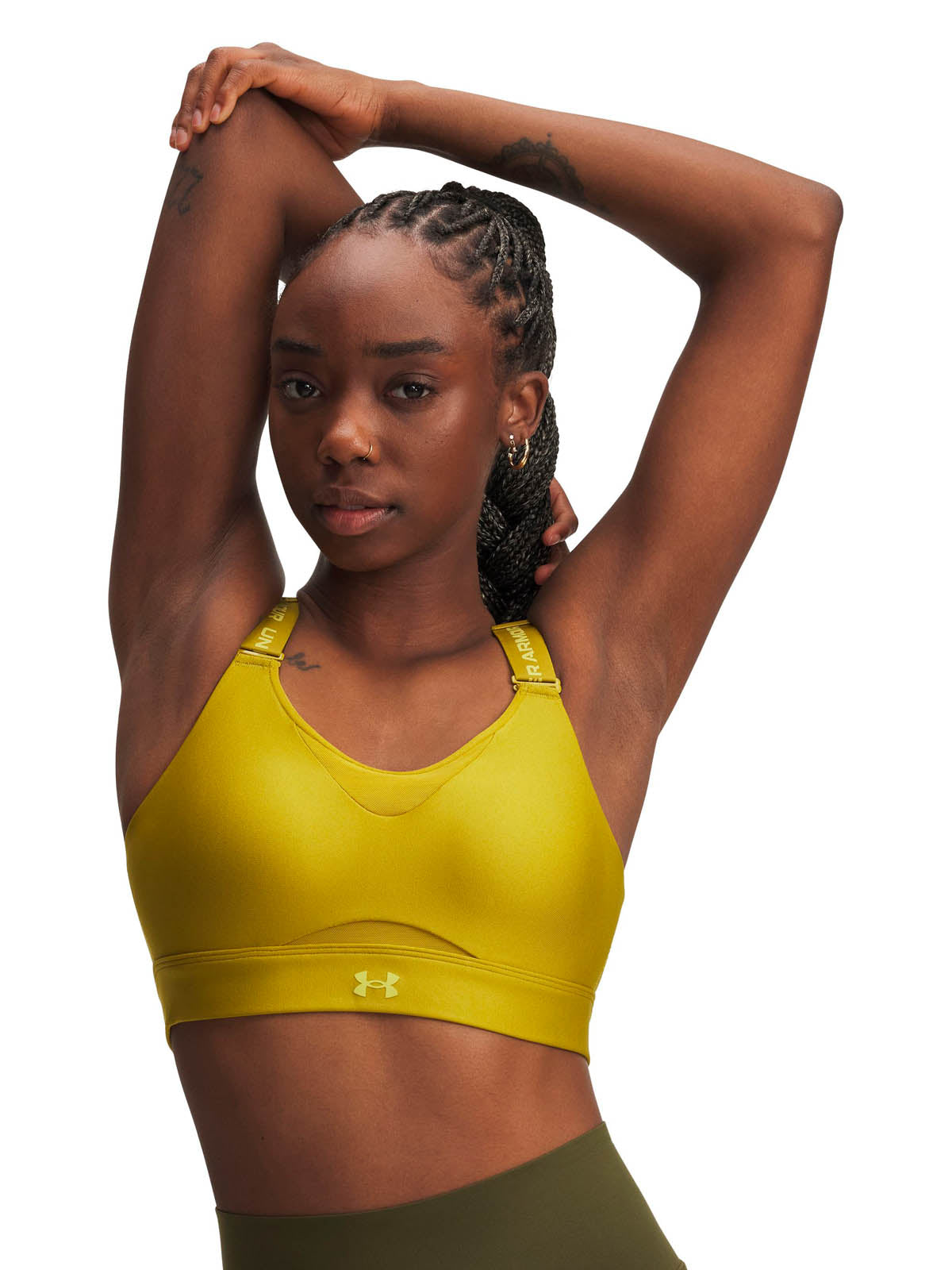 Peto de Entrenamiento para Mujer Infinity High 2 Verde Under Armour