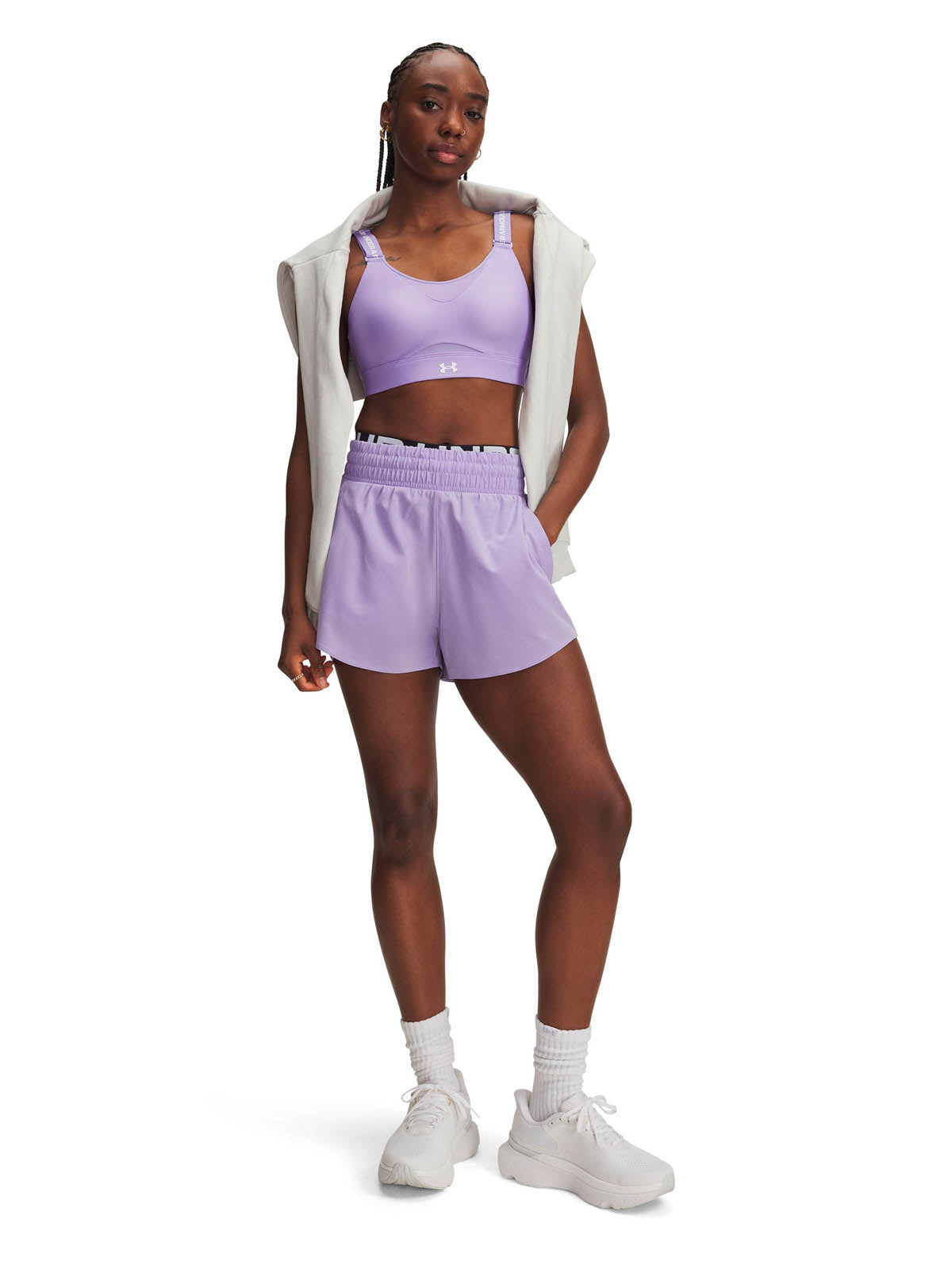 Peto de Entrenamiento para Mujer Infinity High 2 Morado Under Armour