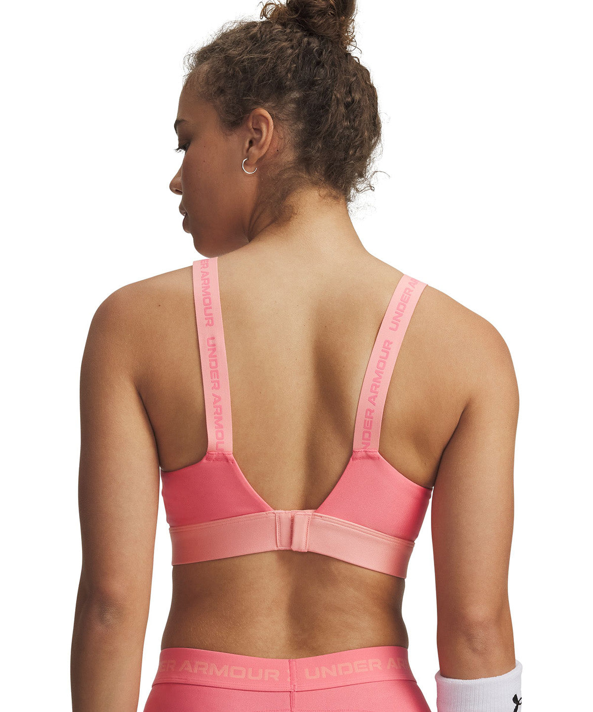 UA Infinity 2.0 High Peto rosado para mujer