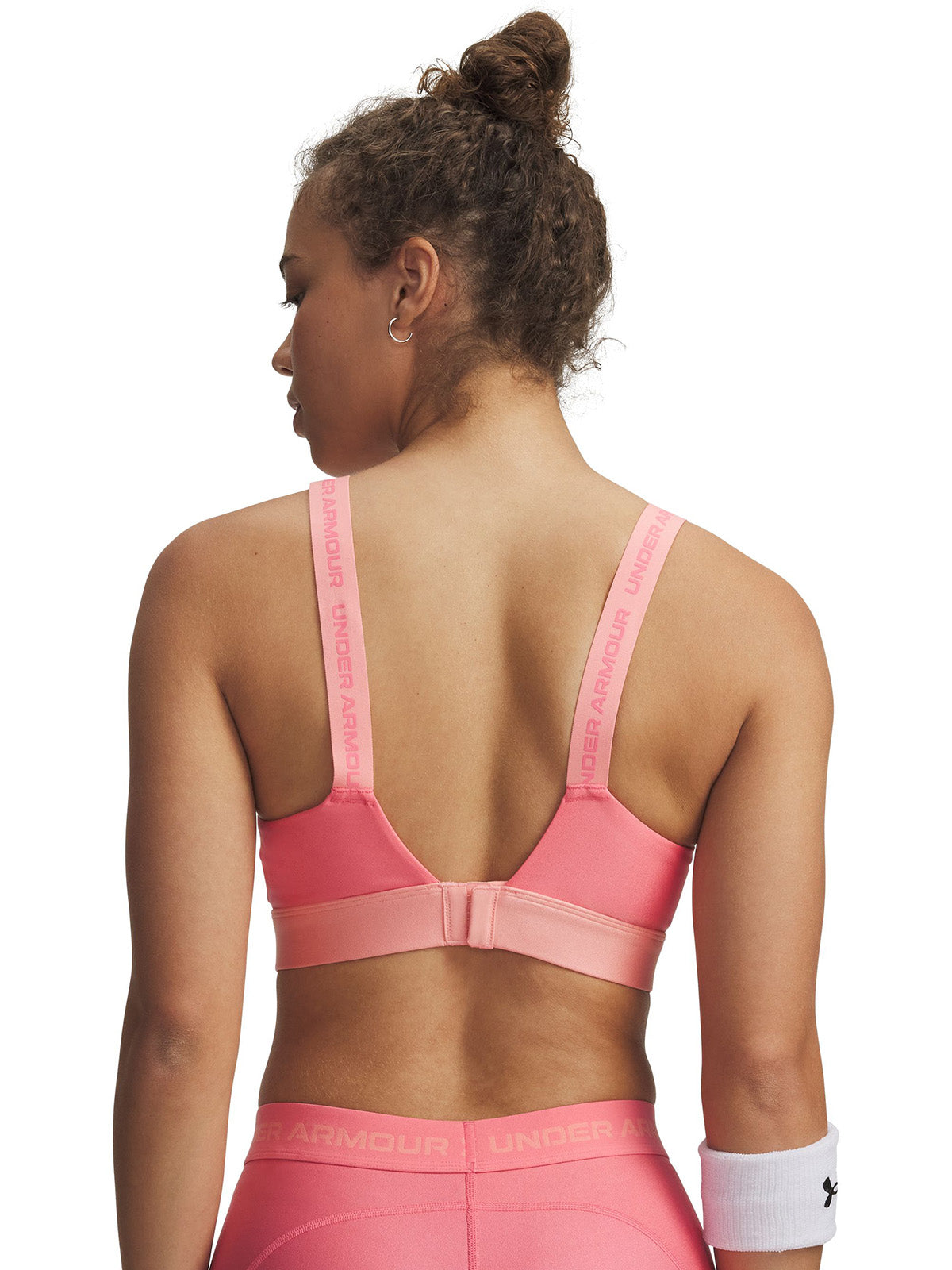 UA Infinity 2.0 High Peto rosado para mujer