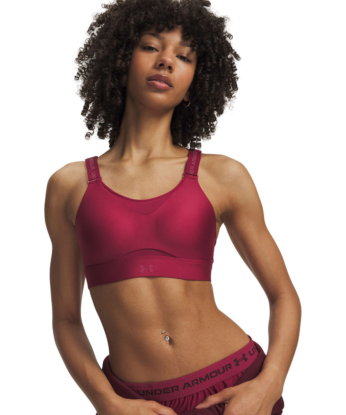 Peto UA Infinity 2.0 High rojo para mujer