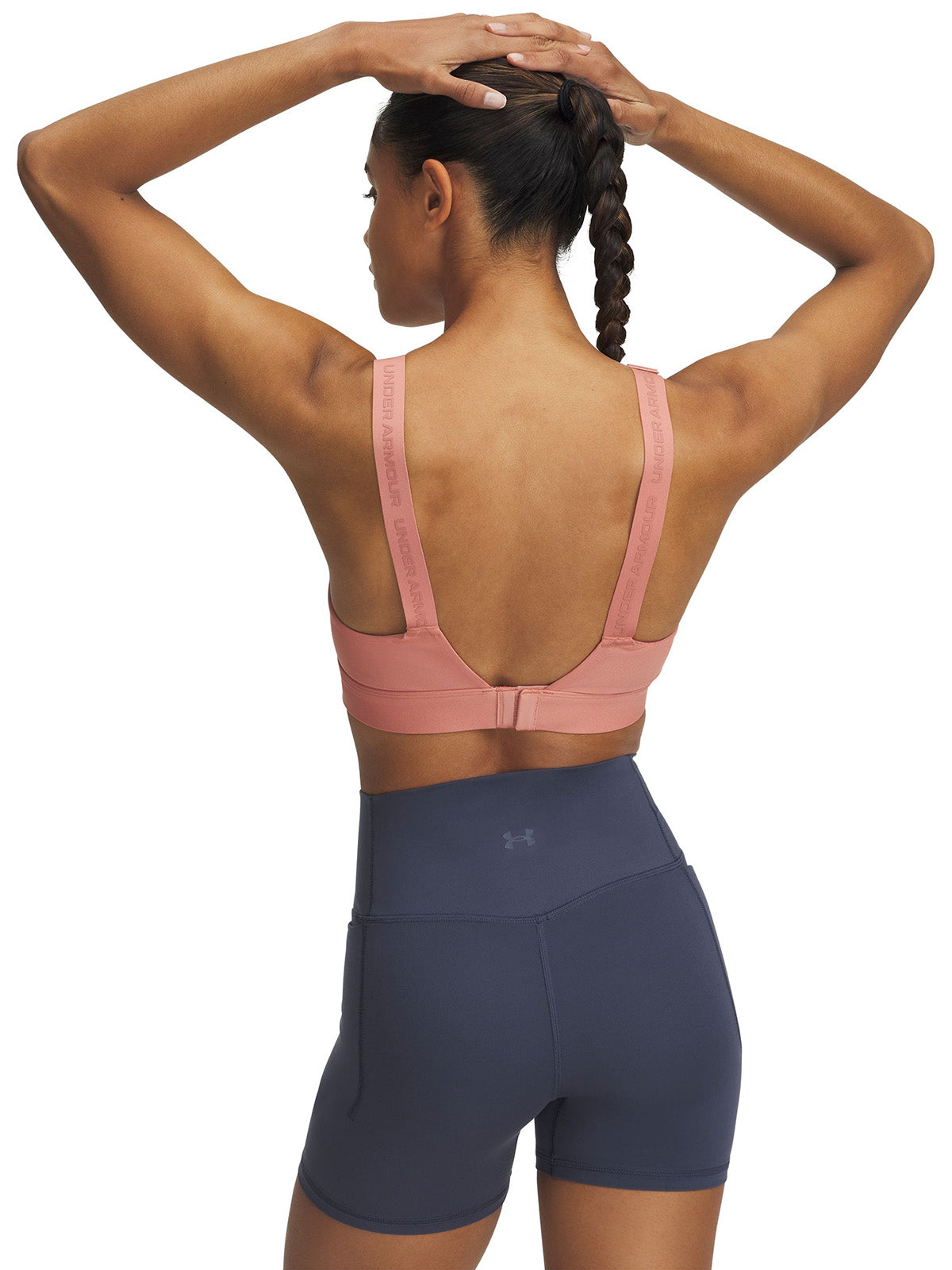 Sostén deportivo Under Armour infinity 2.0 high rosado para mujer