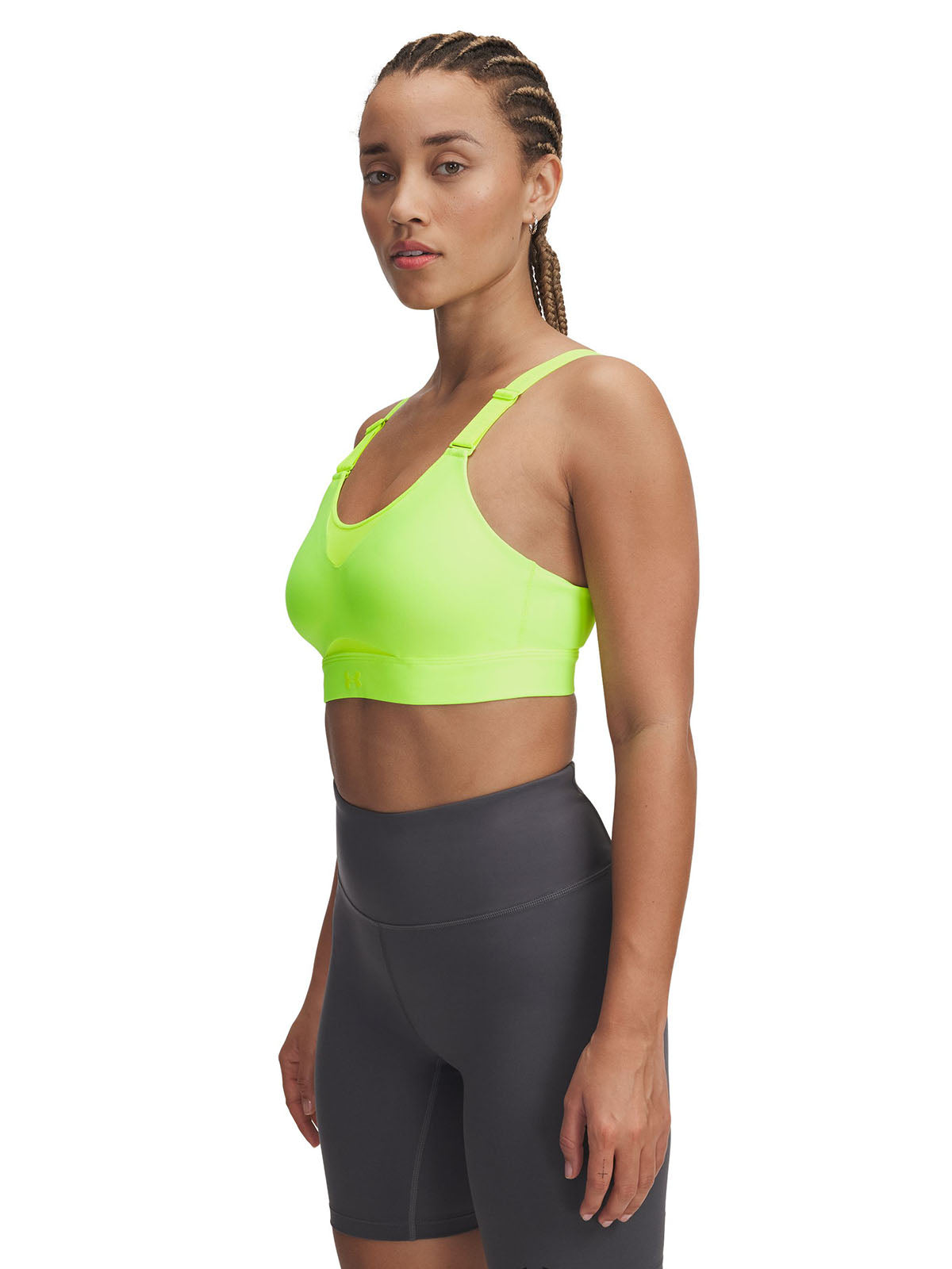 Sostén deportivo Under Armour infinity 2.0 high amarillo para mujer