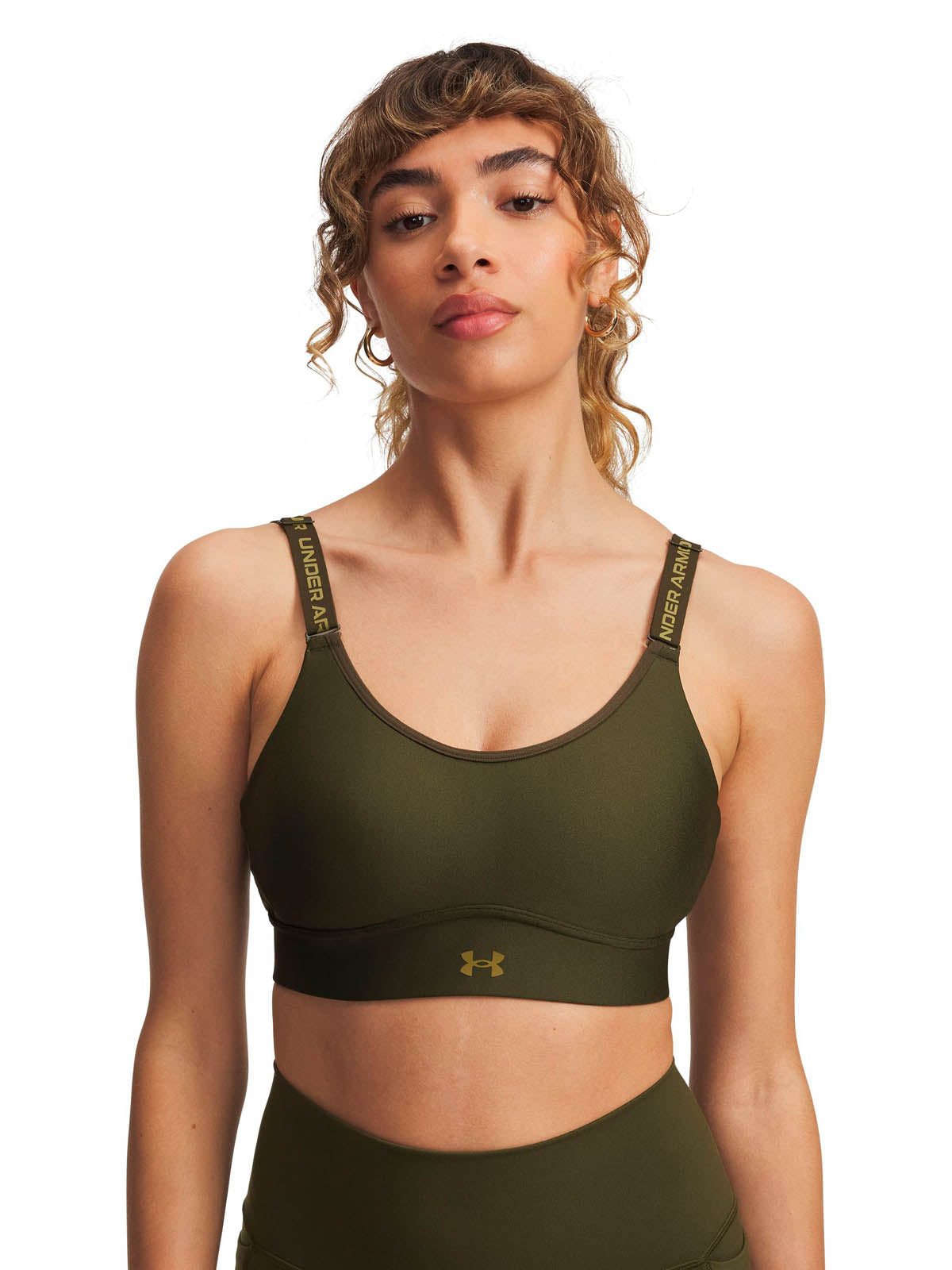 Peto de Entrenamiento para Mujer Infinity Mid 2.0 Verde Under Armour