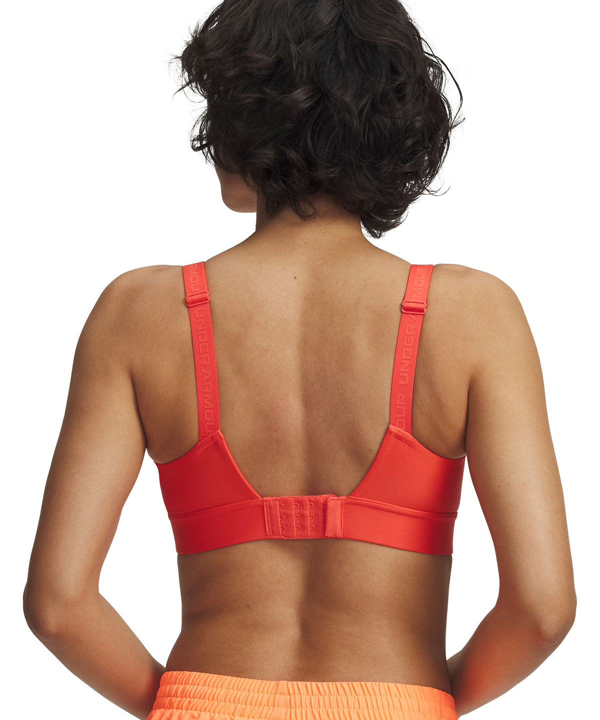 UA Infinity 2.0 Mid Peto rojo para mujer