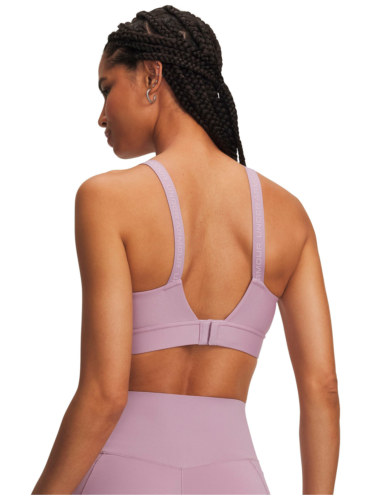 Peto UA Infinity Mid 2.0 rosada para mujer