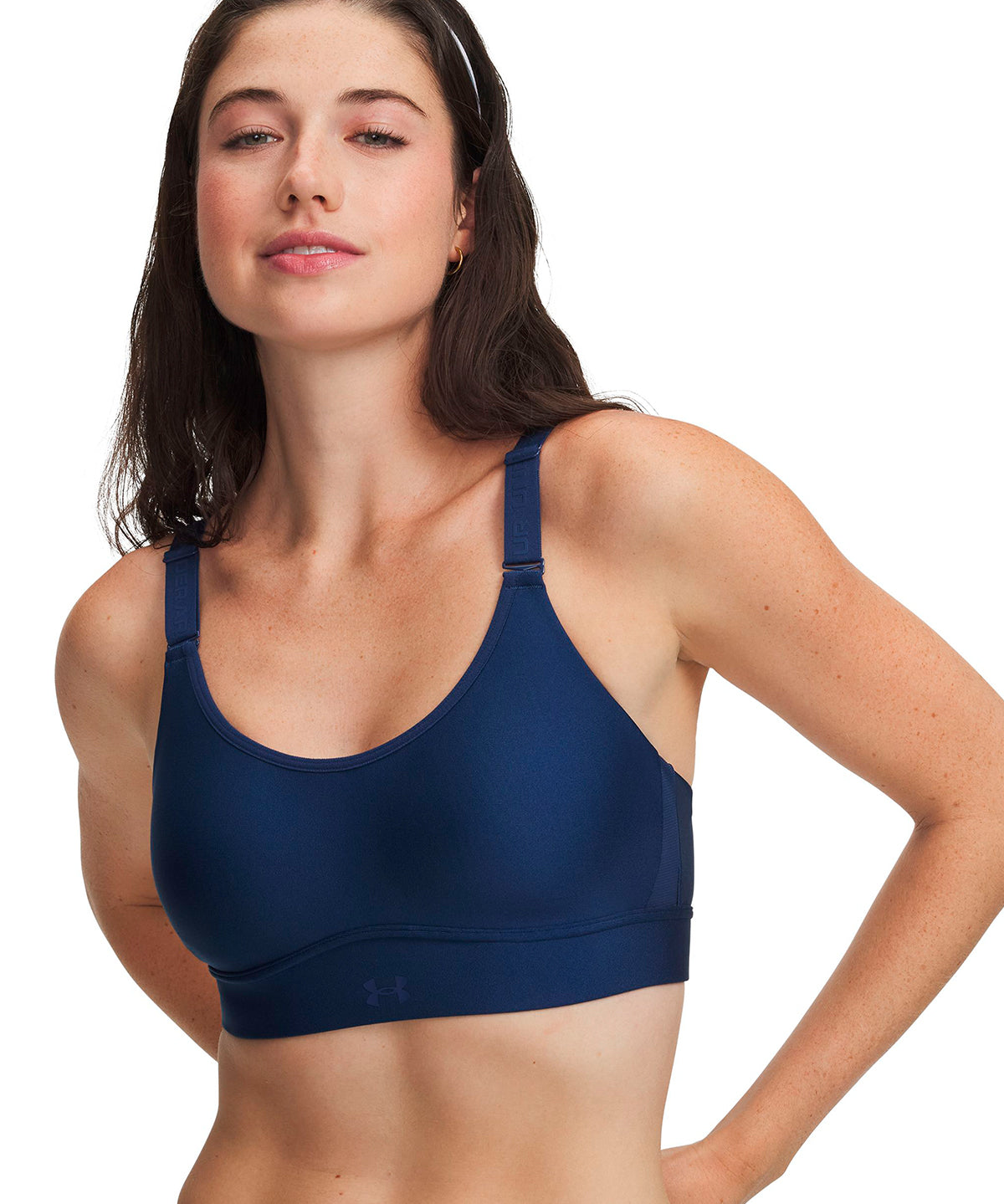 Peto UA Infinity Mid 2.0 azul marino para mujer