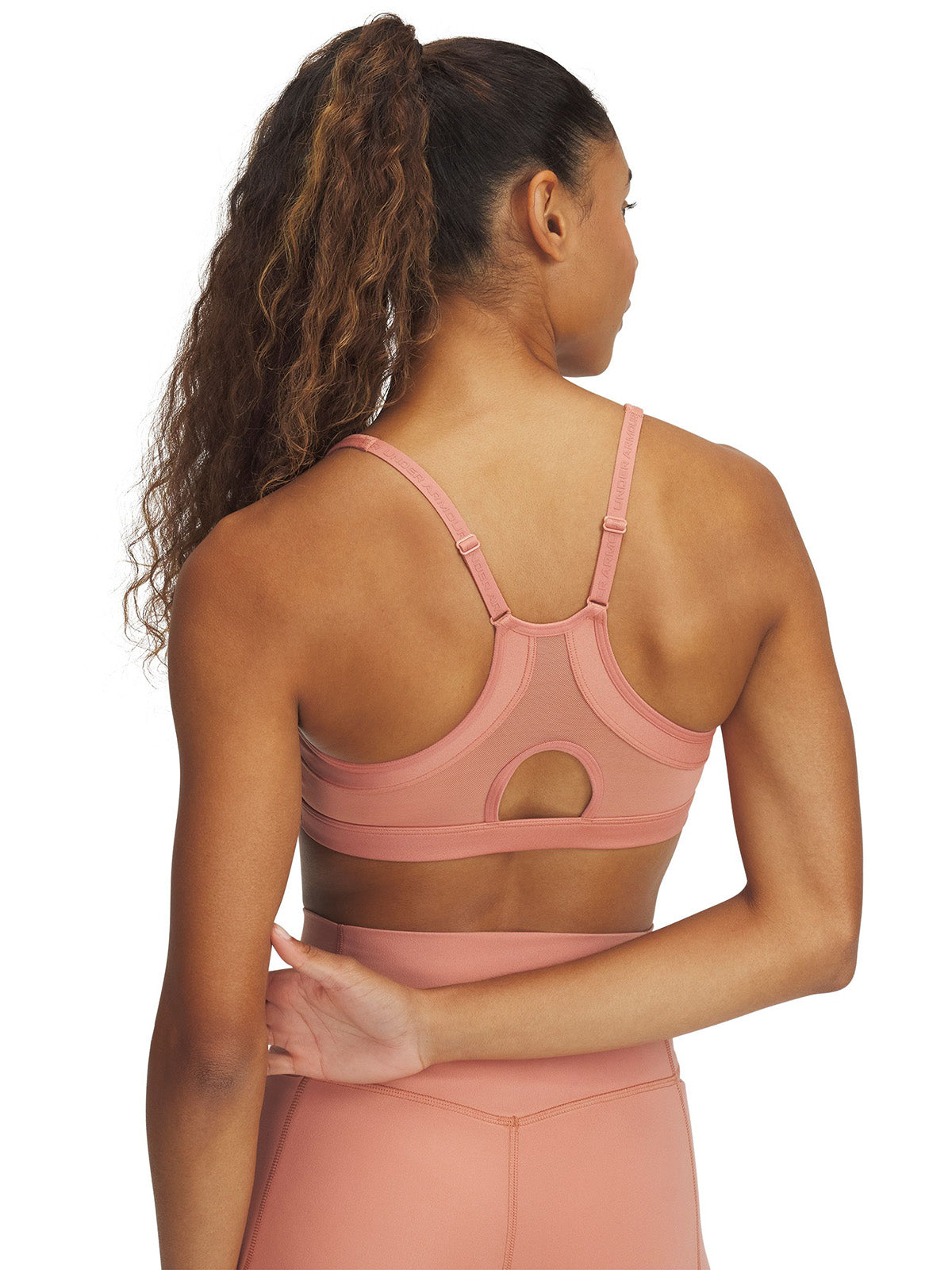Sostén deportivo Under Armour infinity 2.0 low rosado para mujer