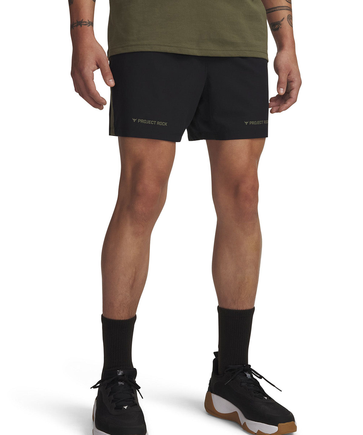 UA Project Rock Ultimate 5" Short negro para hombre