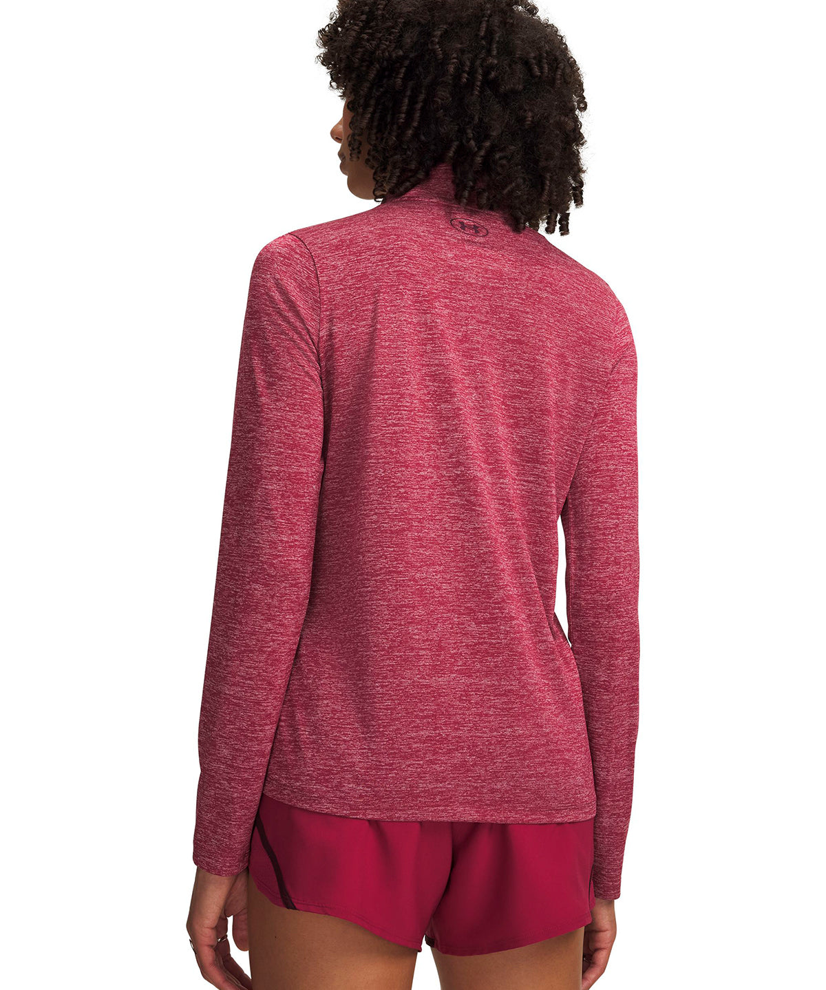 Poleron UA Tech  roja para mujer