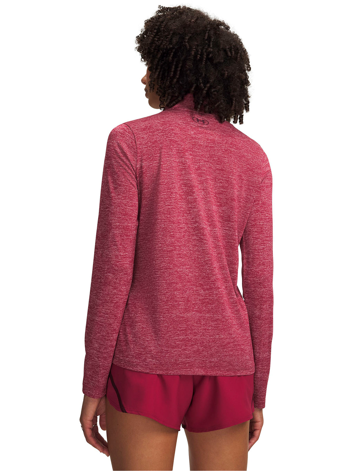 Poleron UA Tech  roja para mujer