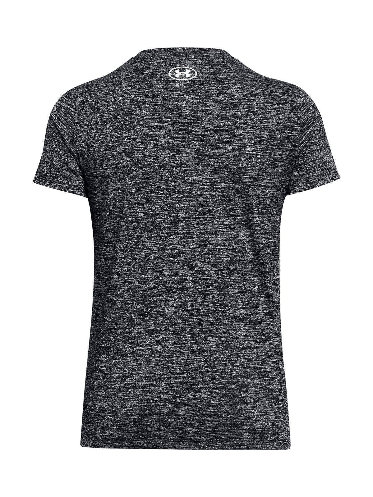Polera manga corta UA Tech Twist negra para mujer