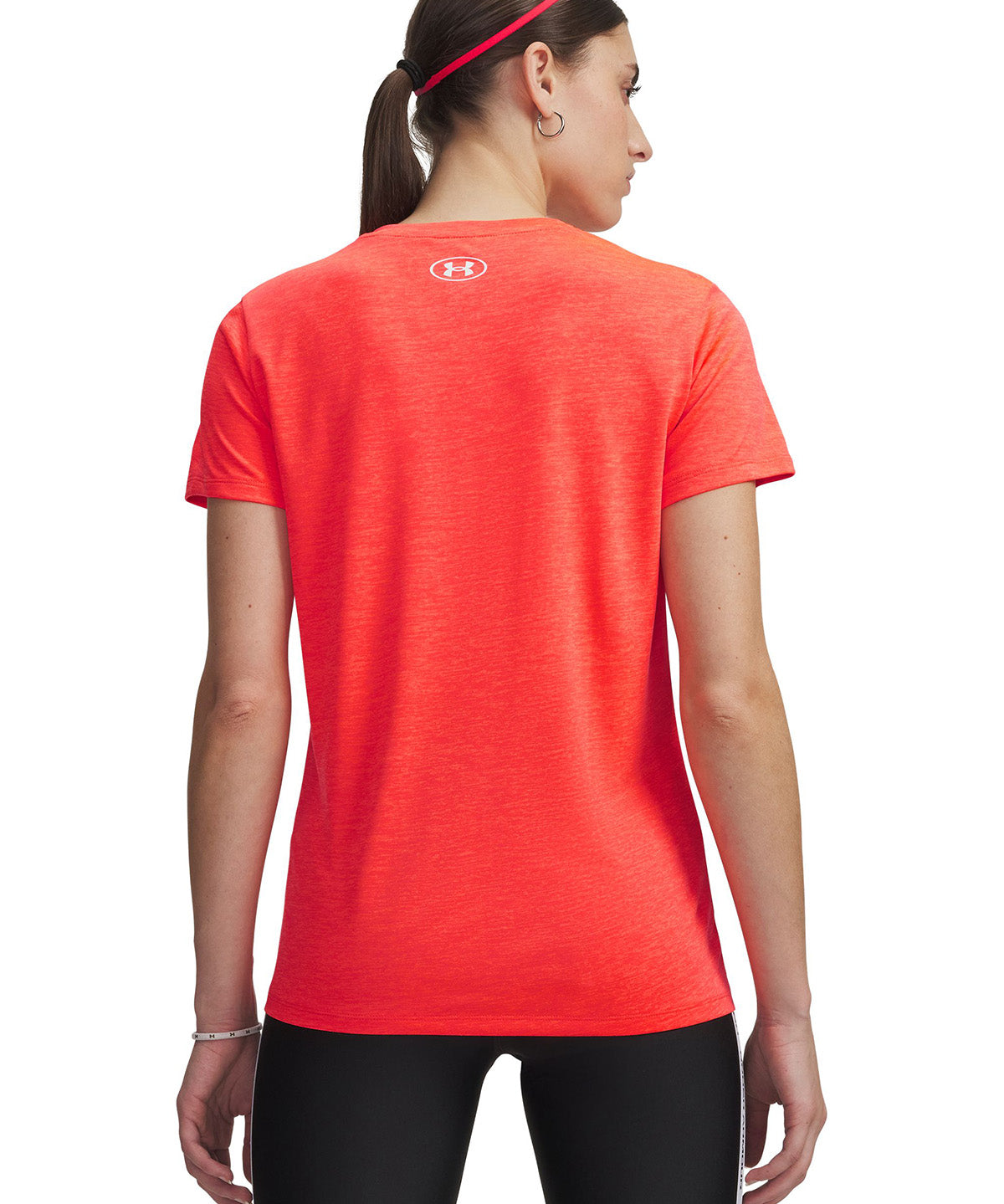 UA Tech Twist Polera Manga Corta rojo para mujer