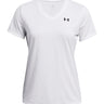 Polera manga corta Under Armour tech blanco para mujer