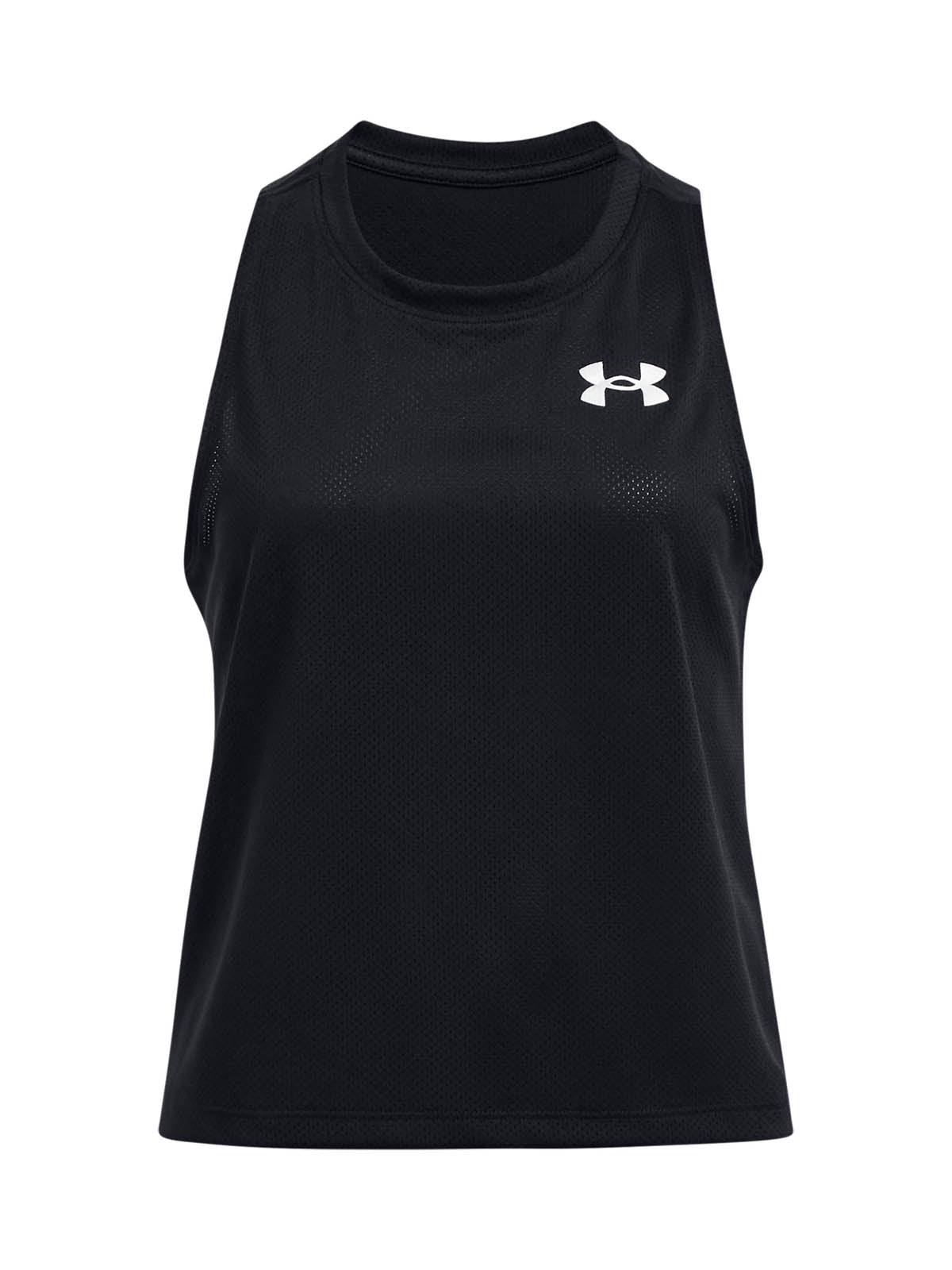 Polera sin mangas de malla UA Tech¿ para niña