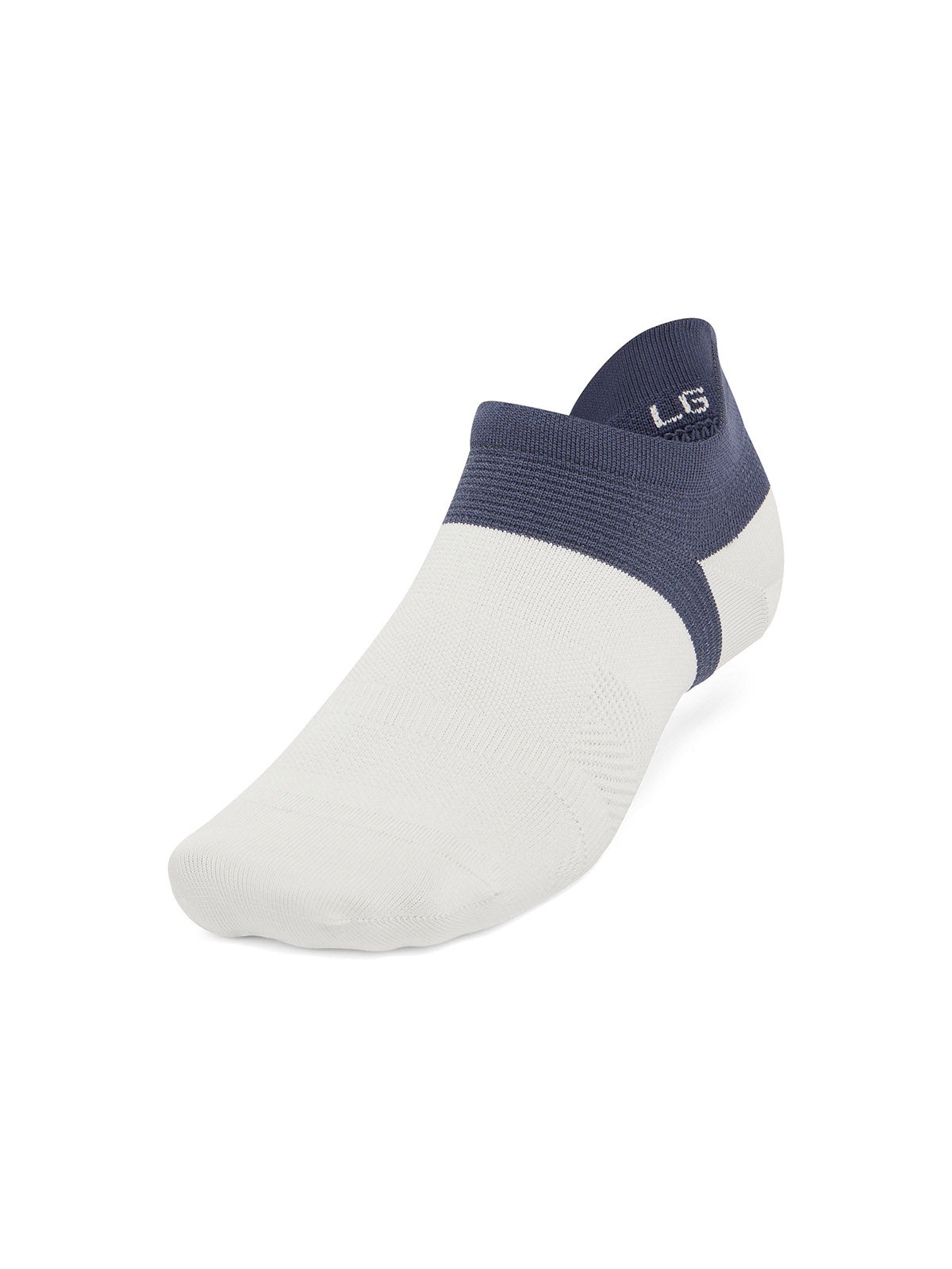 Calcetín unisex Under Armour armourdry® run lite 3-pack no show tab blanco