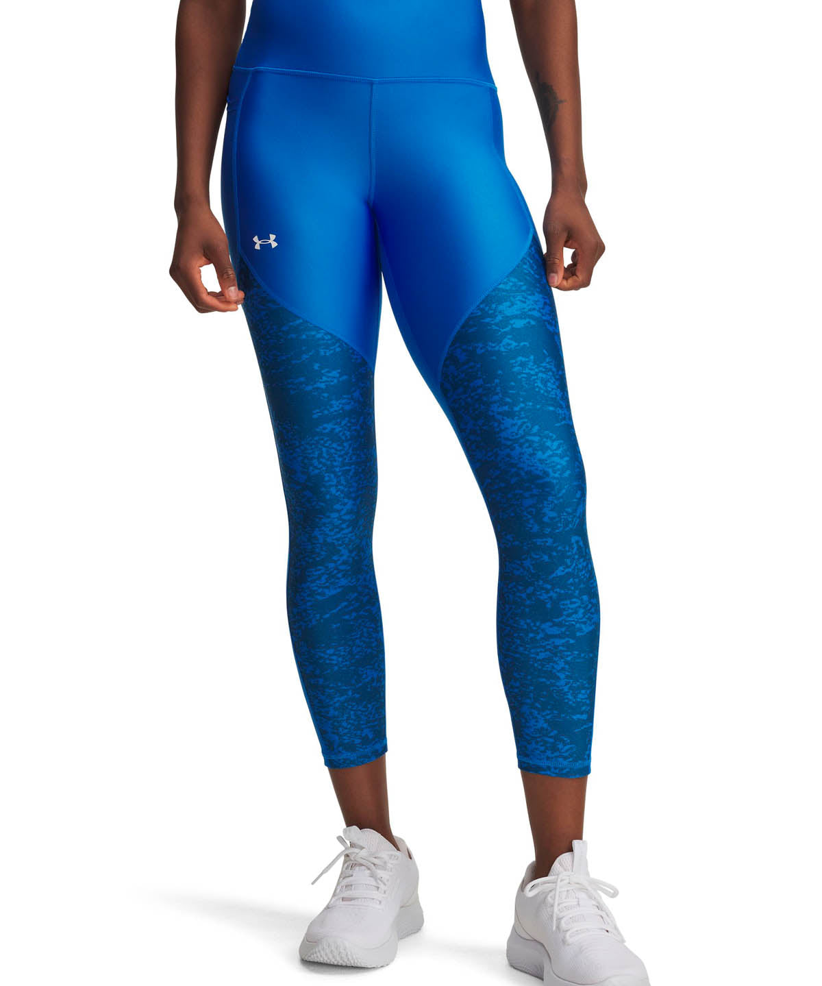 Calza de entrenamiento para mujer Tech Printed Panel Azul Under Armour