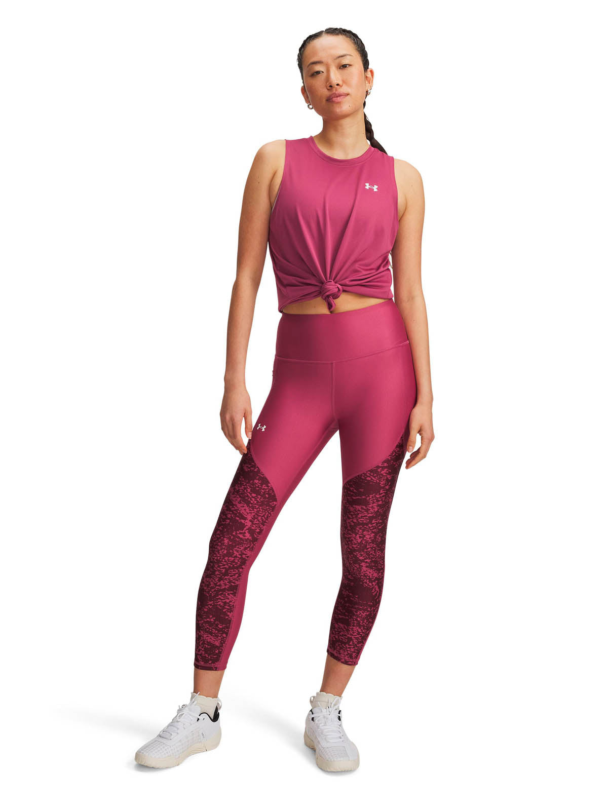 Calza de entrenamiento para mujer Tech Printed Panel Rojo Under Armour