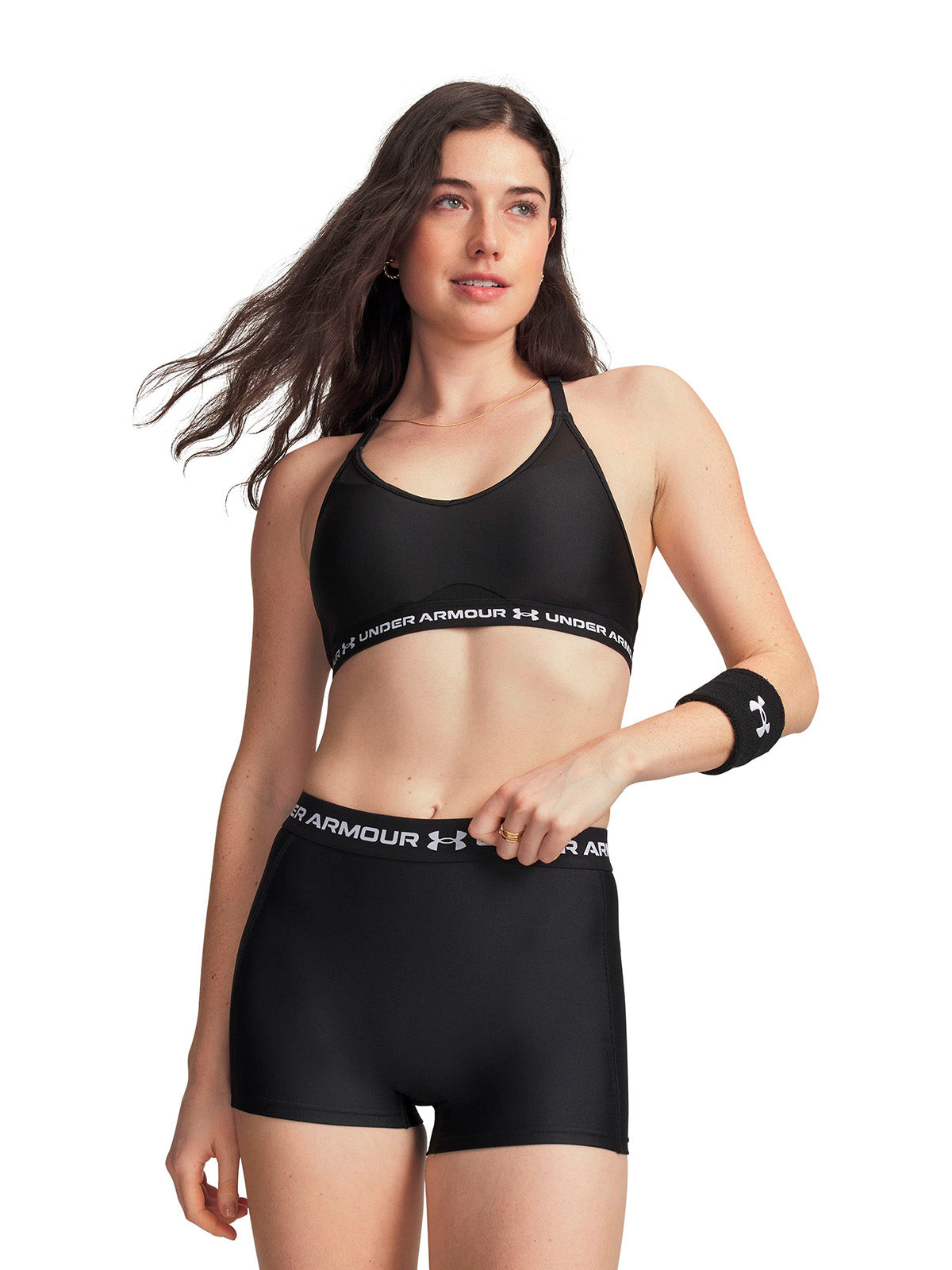 UA Crossback Low negro para mujer