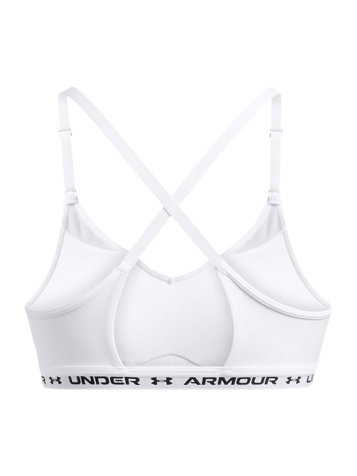 Sostén deportivo Under Armour crossback low blanco para mujer