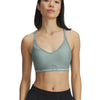 Sostén deportivo Under Armour crossback low verde para mujer