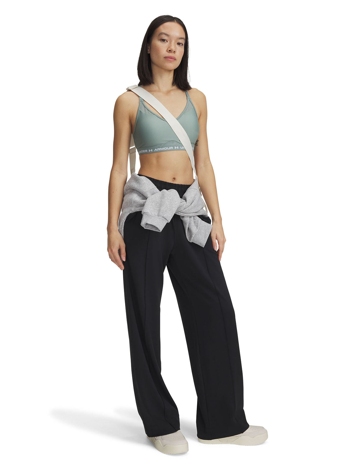 Sostén deportivo Under Armour crossback low verde para mujer