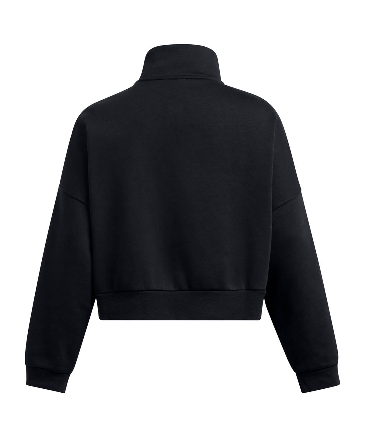 Polerón Lifestyle para mujer Icon Fleece Oversized ½ Zip negro Under Armour