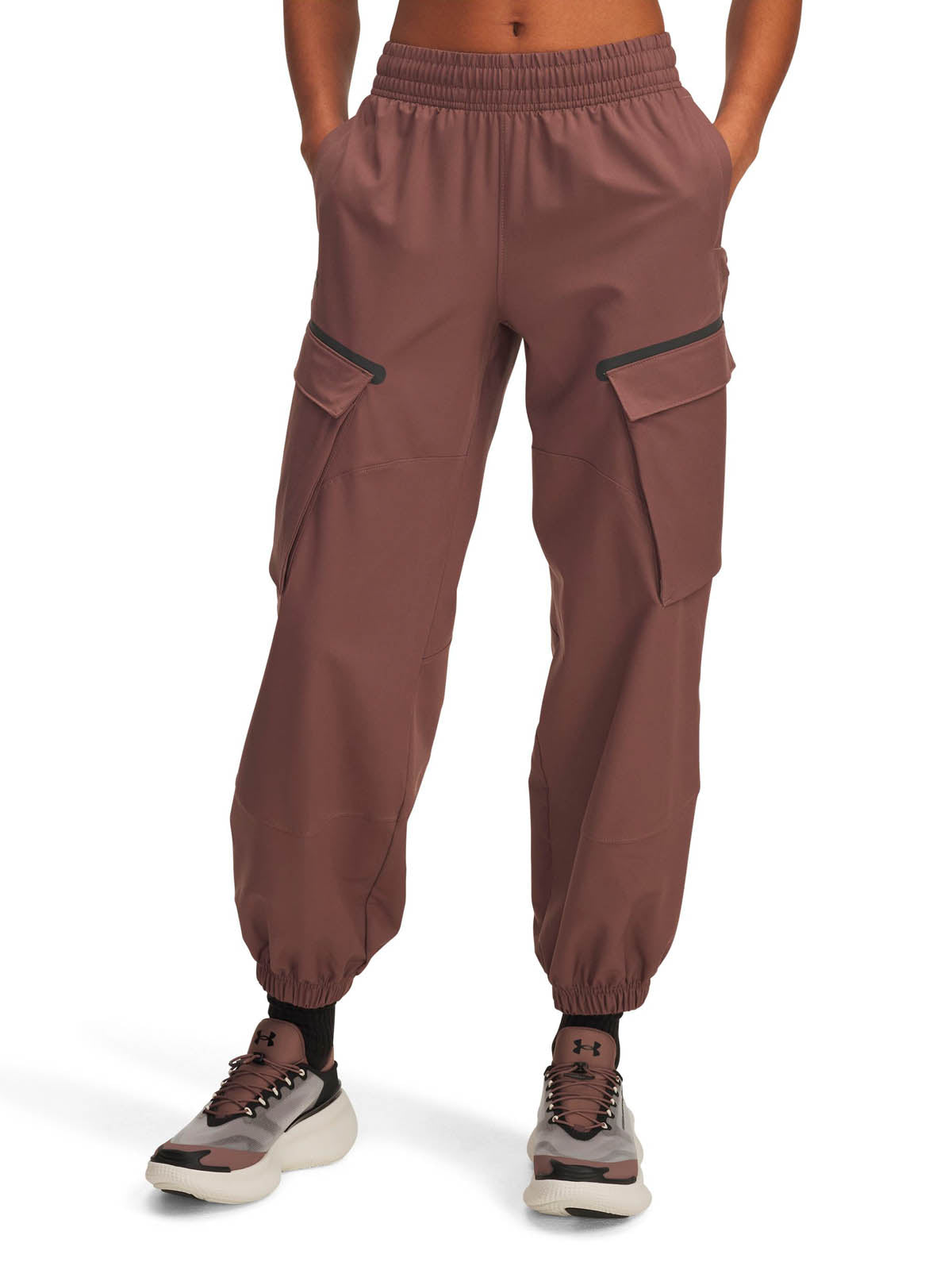 Pantalón Lifestyle para mujer Unstoppable Cargo Rosado Under Armour