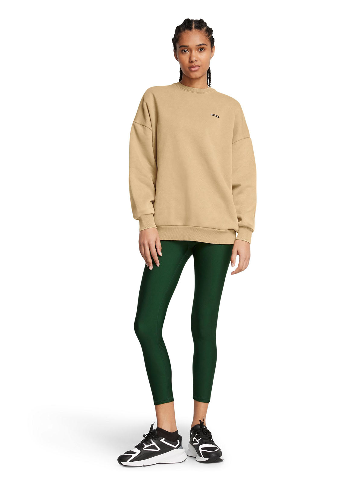 Polerón Oversize UA Icon Fleece para mujer