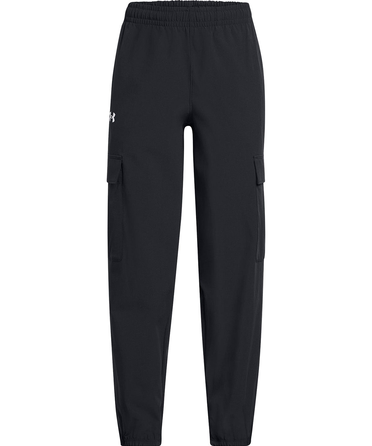 UA Rival Woven Cargo Pantalon negro para niña