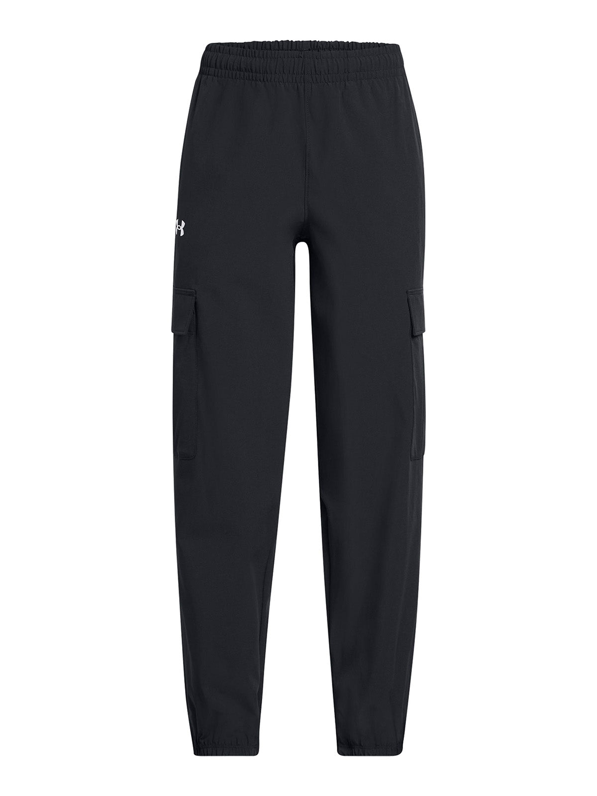 UA Rival Woven Cargo Pantalon negro para niña