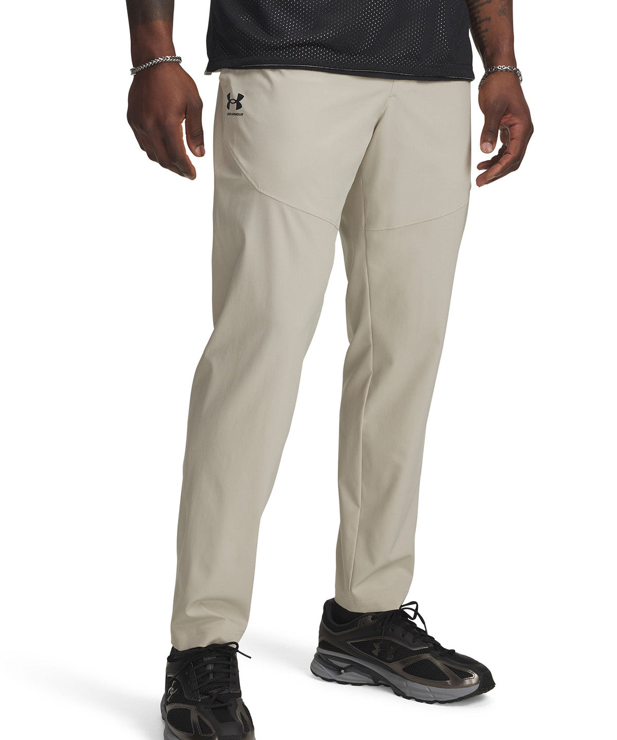 Pantalon UA Vibe Woven café para hombre