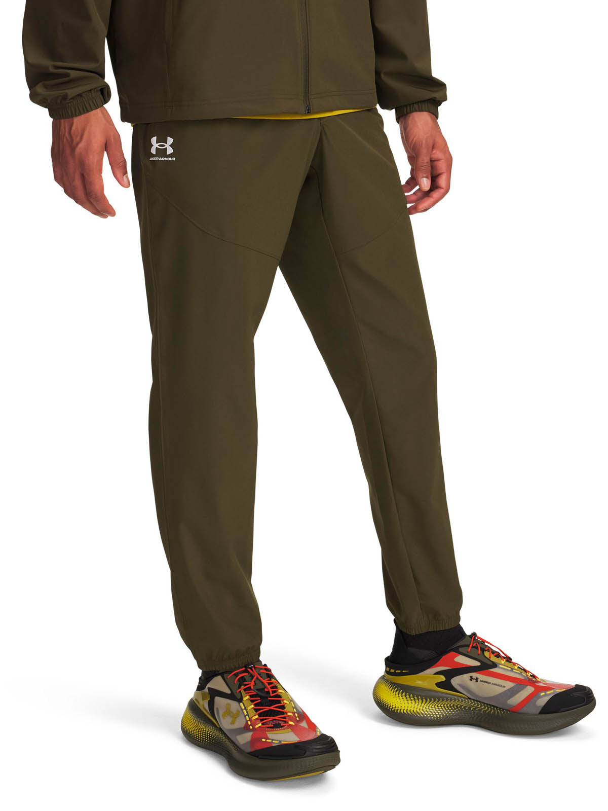 Buzo Lifestyle para hombre Vibe Woven verde Under Armour